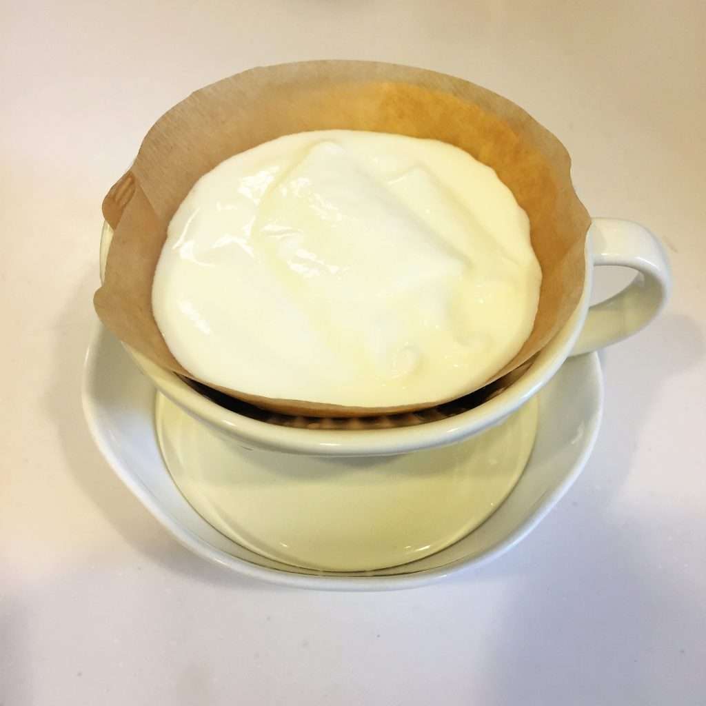 水切りヨーグルトの作り方