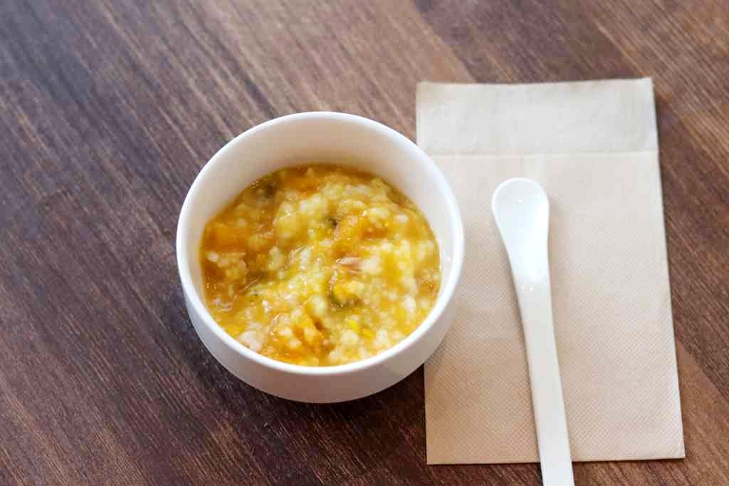 かぼちゃとツナのおかゆ(コンビニで離乳食)