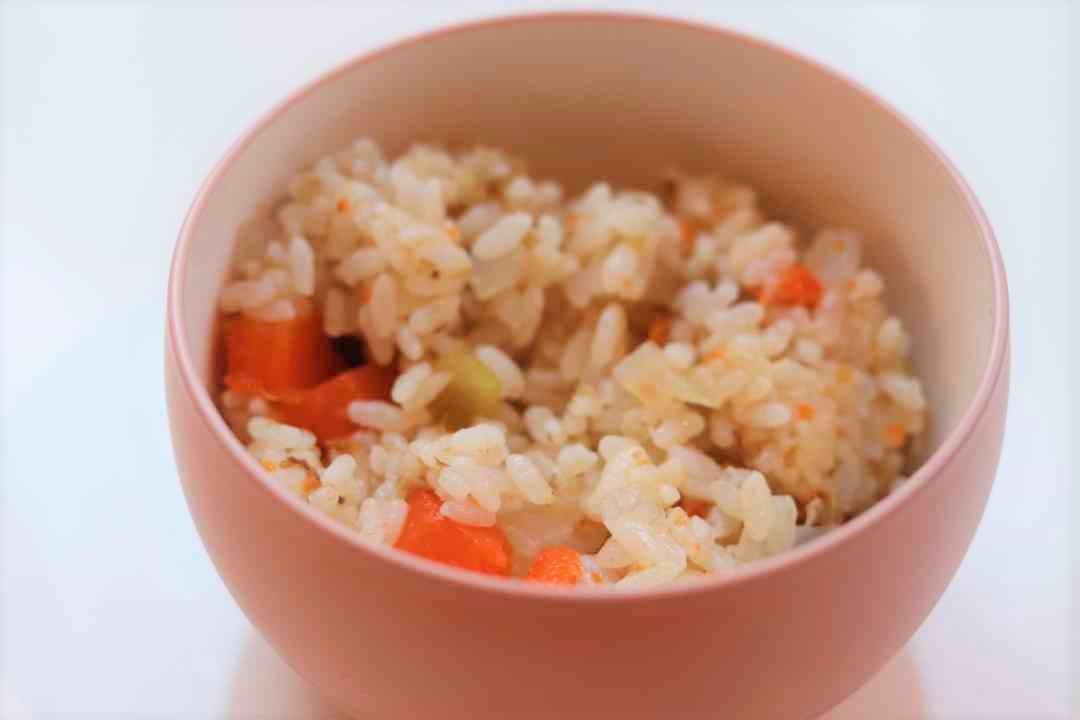 簡単とりわけ! 1歳からの炊き込みごはん(取り分け離乳食)